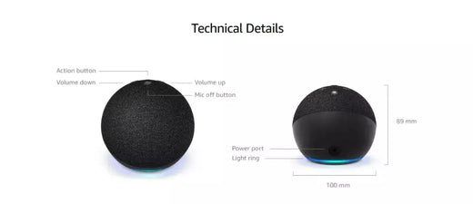 Alto-falante inteligente Echo Dot Alexa