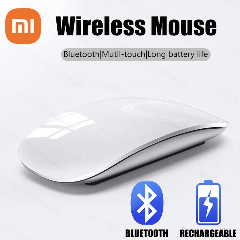 Xiaomi bluetooth mouse sem fio recarregável silencioso multi arco toque ratos ultra-fino mouse mágico para portátil ipad mac pc macbook