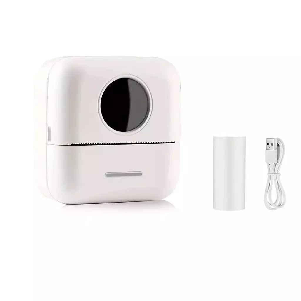 Mini impressora térmica portátil com Bluetooth, impressora sem fio, compatível com Android e iOS