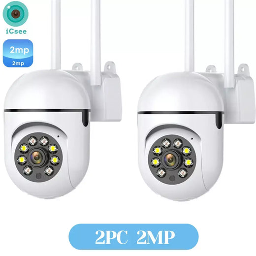 4mp wifi câmera ao ar livre 2k hd segurança ptz câmera ip ai detecção automática rastreamento interior bebê noite cor câmera de vigilância icsee