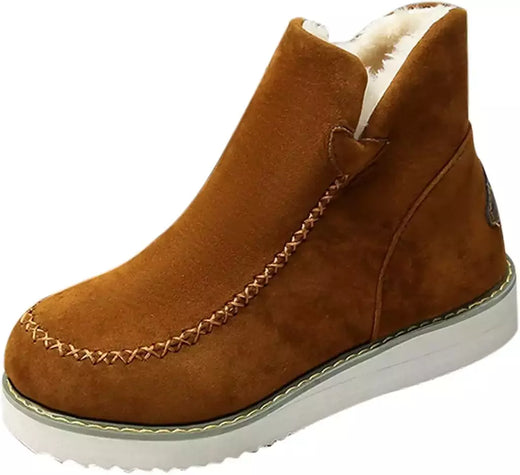 Botas de neve curtas para mulheres, Calçado casual, Botas de inverno quente