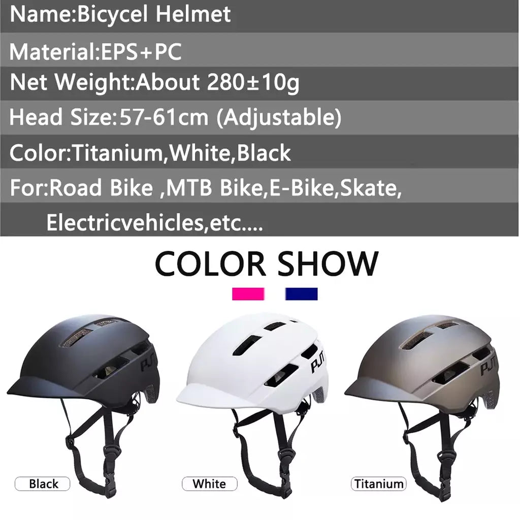 Pjt novo capacete de ciclismo em molde mountain road usb recarregável luz da cauda capacete da bicicleta esportes seguro chapéu mtb ciclismo capacete