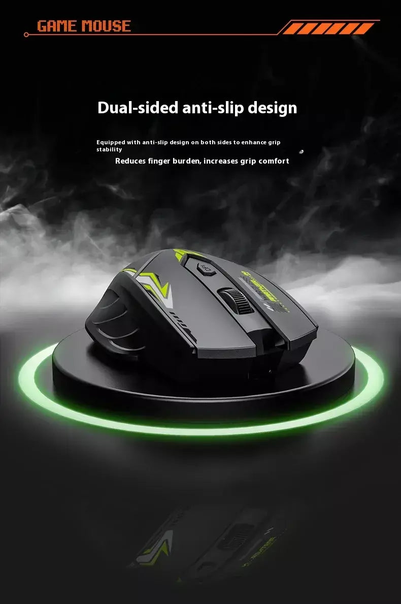 Obame 2025new silencioso bluetooth sem fio mouse recarregável display de nível da bateria para computador pc portátil escritório gaming mouse