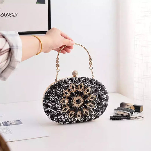 Bolsa crossbody redonda pequena para mulheres, bolsas verdes, embreagem de cristal, bolsa de diamante para casamentos, designers de luxo, carteiras, 2023
