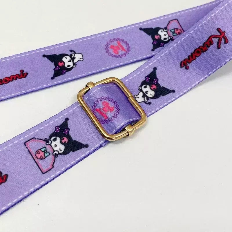 Anime bonito kuromi ponto crossbody sacos meninas mulheres marca de luxo saco alta qualidade mini designer sacos presentes