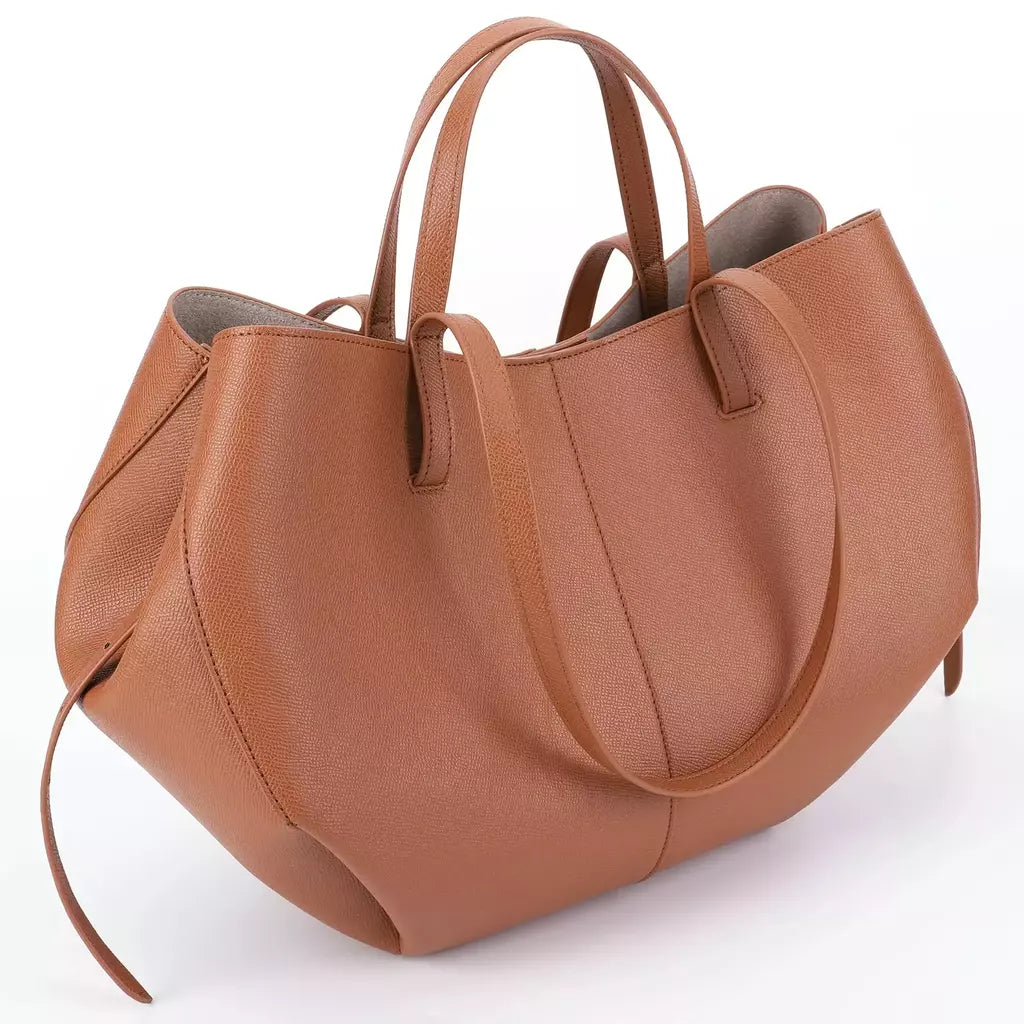 Bolsa de ombro elegante de grande capacidade para mulheres, Bolsa de lazer de couro PU