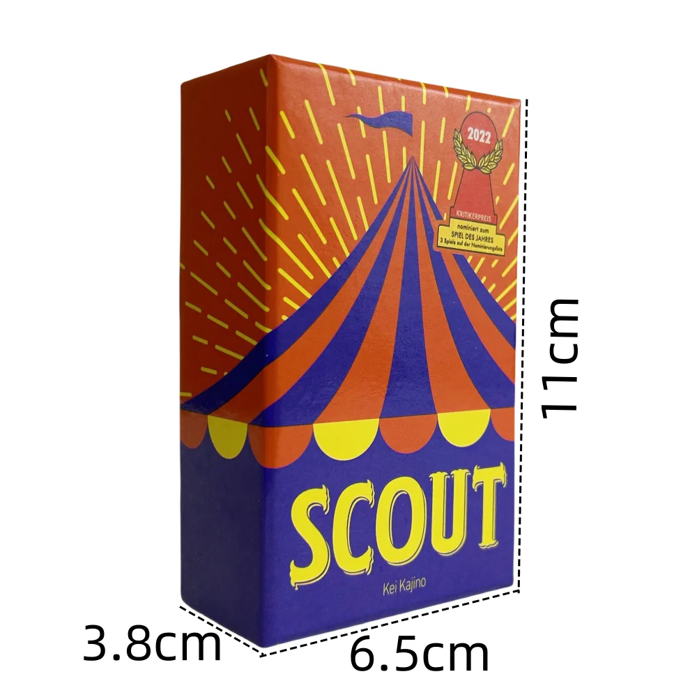 1 caixa jogo de cartas scout multijogador jogo interativo engraçado família jogos de tabuleiro baralho jogo de festa perfeito para noites memoráveis!
