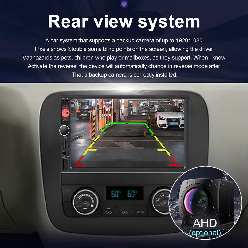 Lihx tela ips 7 polegadas carplay android auto autoradio 2din rádio do carro estéreo multimídia para volkswagen honda toyota hyundai kia