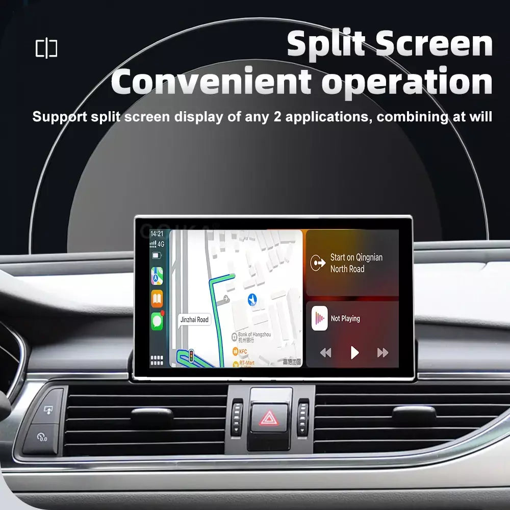 8 núcleos android 13 sistema multimídia estéreo do carro para audi a6 c7 a7 2012-2018 wifi 4g 8 + 128gb ram carplay ips tela de toque gps navi