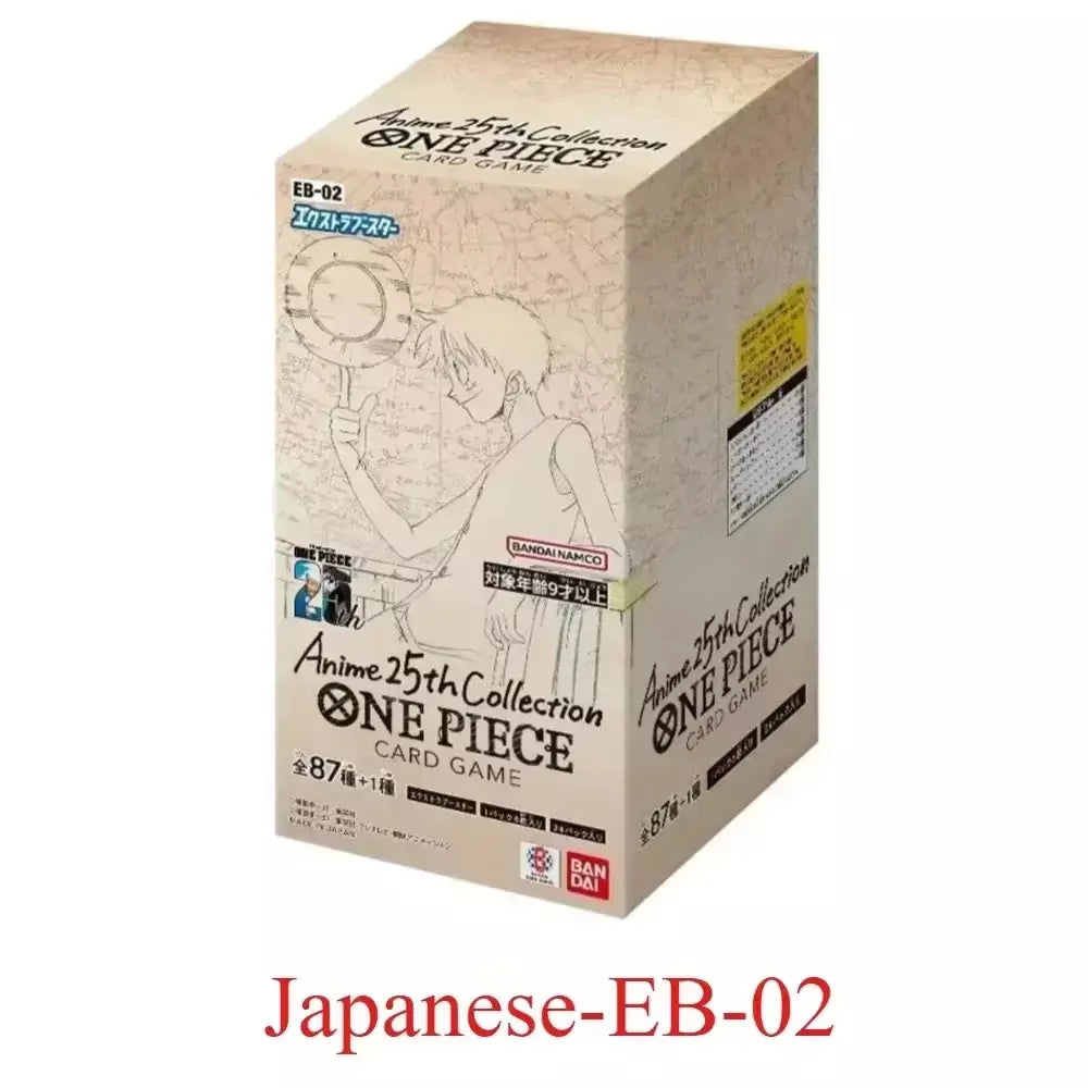 Uma peça tcg caixa de reforço de cartão de jogo japonês selado autêntico japonês OP01-OP13 série completa caixa de reforço cartões de coleção de jogo