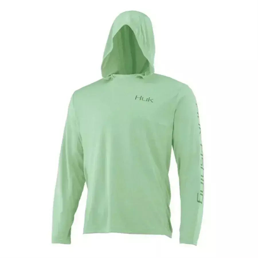 Camisa de pesca huk com chapéu manga longa sol uv upf50 verão secagem rápida superior leve roupas de pesca dos homens esportes caça acampamento
