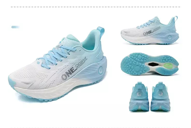 Onemix tênis de corrida casual respirável verão sapatos de corrida dos homens leves sapatos de ginásio ao ar livre masculino almofada sapatos esportivos