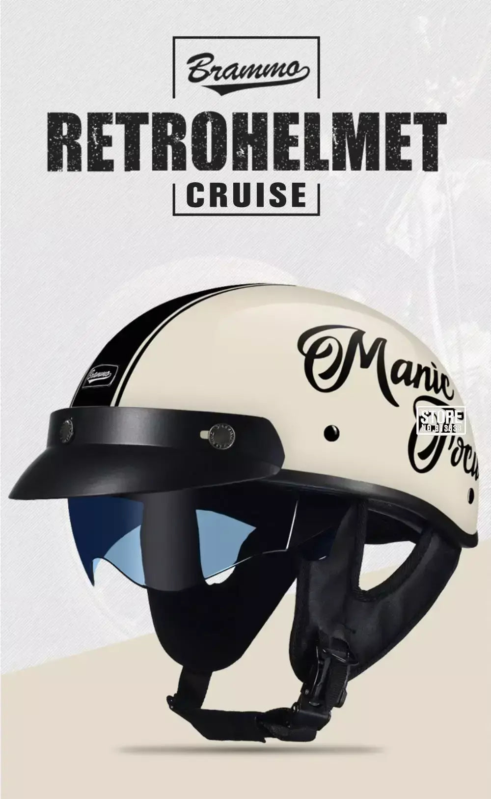 Retro capacete da motocicleta dot certificação moto capacete das mulheres dos homens meio capacete lente hd casco quatro estações equitação scooter capacetes