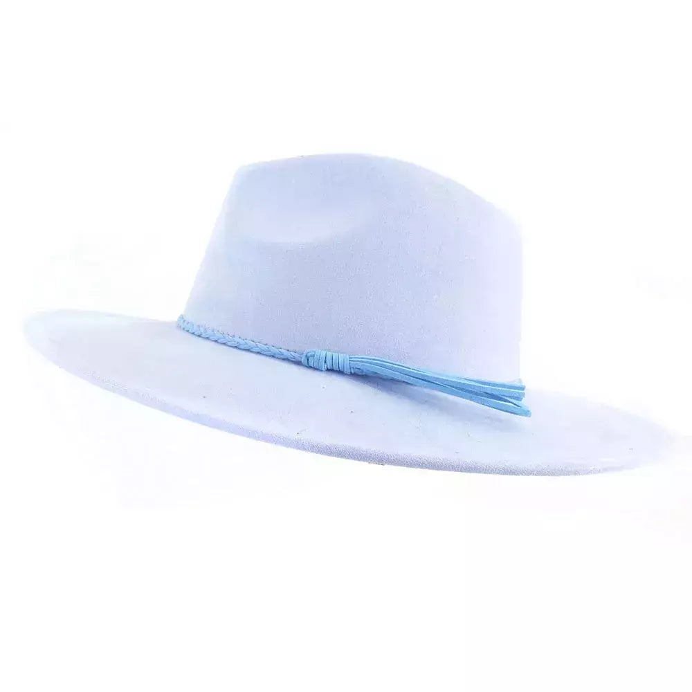 Chapéu Fedora de camurça para homens e mulheres, chapéu de feltro, Fedora clássico, chapéu de igreja, jazz, outono, inverno, 9,5 cm