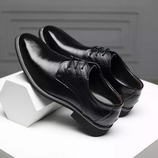 Masculino clássico dedo apontado fundo macio oxfords, sapatos masculinos, sapatos casuais de negócios, apartamentos de escritório, festa de casamento, vestido