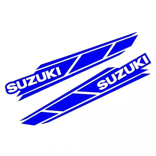 Para suzuki motocicleta personalizado e simples adesivo decorativo de corpo inteiro capacete tronco modificação à prova dwaterproof água decalque adesivo
