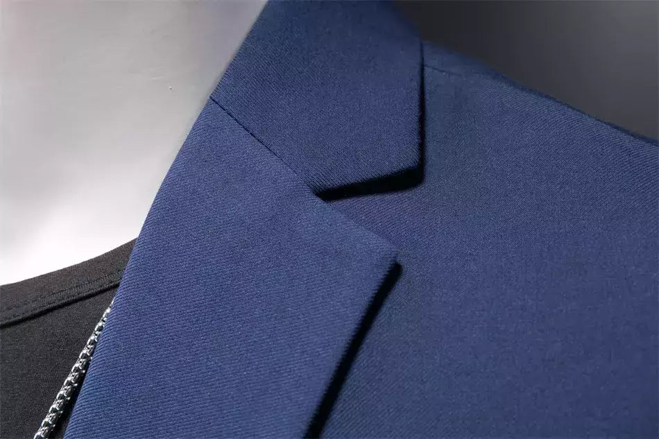 Blazer Casual de Negócios Masculino, Jaqueta Monocromática, Casacos Oversize, Smoking Masculino, Roupas de Marca, Roupas de Trabalho, Plus Size M-6XL