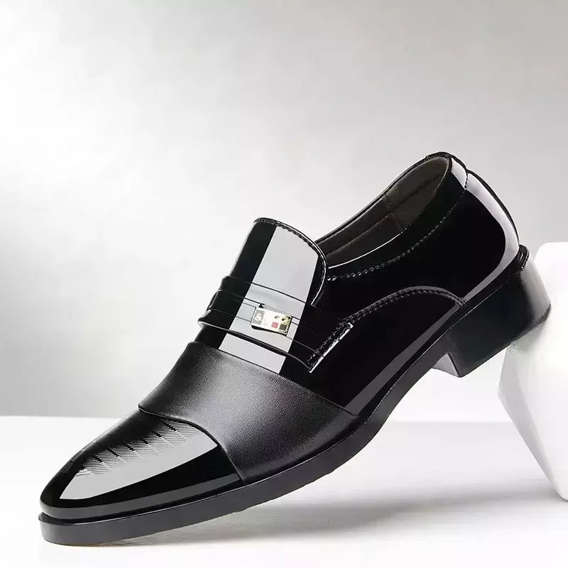 Sapatos de couro masculino, Formal Oxfords, Clássicos, Pontudo, Vestido, Casamento, Negócios, Casual, Escritório, Trabalhar