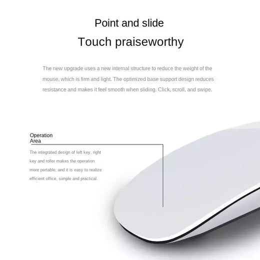 Xiaomi-Mouse Ergonômico Sem Fio Para Jogos, Mouses Recarregáveis, Mouse Silencioso De Computador, PC Portátil, Bluetooth, Presente