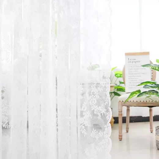 Cortina De Renda Francesa Com Tule Branco, Persianas, Sala De Estar E Suprimentos Do Quarto, Tela Respirável, Festa De Casamento, Decoração De Casa