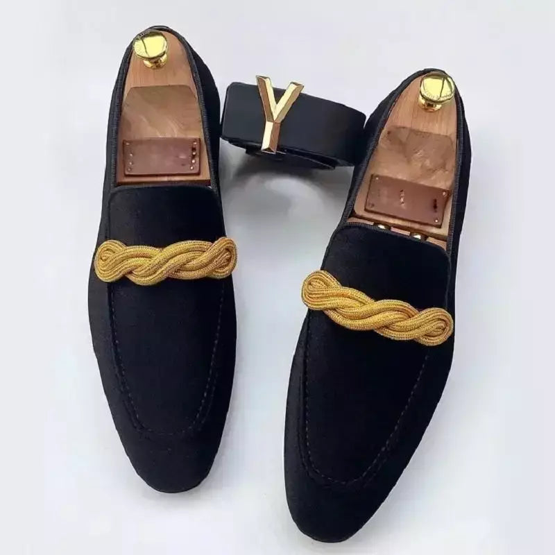 Sapatos masculinos de couro de camurça sapatos de couro de camurça de tamanho grande vintage deslizamento-on clássico casual homem sapatos de condução sapatos de casamento sapatos de vestido masculino