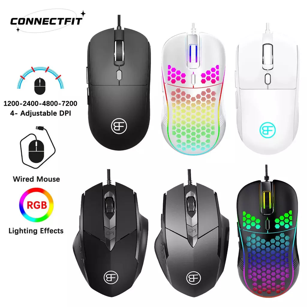 Rato de jogo com fio usb ratos mecânicos usb luz luminosa mouse óptico gamer ratos para computador portátil jogo