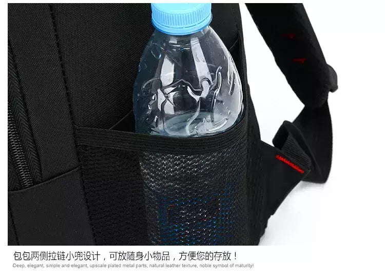 Mochila Oxford Business impermeável para homens e mulheres, bolsa para computador, mochila de viagem casual, mochila escolar luminosa, nova