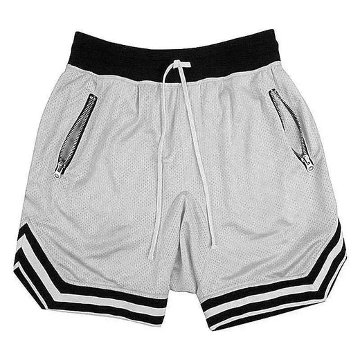 Calções de basquete de malha respirável masculino, corredores de ginástica, calças curtas esportivas masculinas, scanties casuais, verão