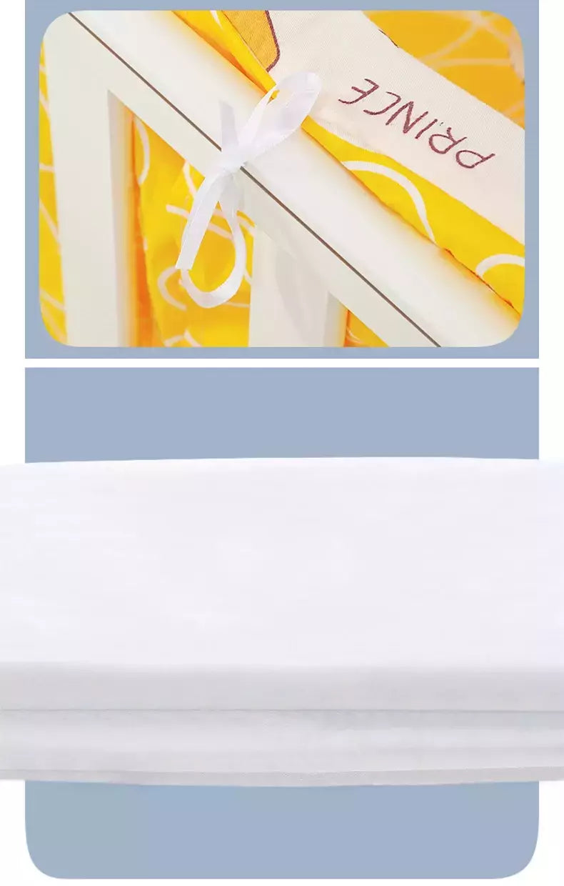 Universo Espaço Algodão cama do bebê Set, Crib Roupa de cama, Kids 'Bedroom Decor, Baby Girl and Boy's Crib, Bed Bumper, Bedsheet and Pillow, 6PCs