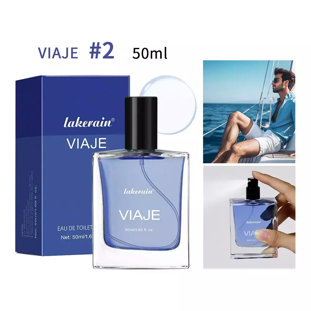 Voyage Colônia para Homens e Mulheres, Perfume Frutado Romântico Fresco, Notas Aquáticas De Madeira De Maçã, Perfume Masculino De Feromônios, Atrair Masculino