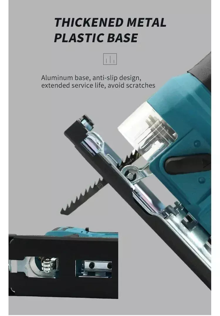 Makita DJV182Z 340W Serra de vaivém sem escova 18V sem bateria com lâmina de serra Alça de barril sem fio Ferramenta elétrica portátil para carpinteiro