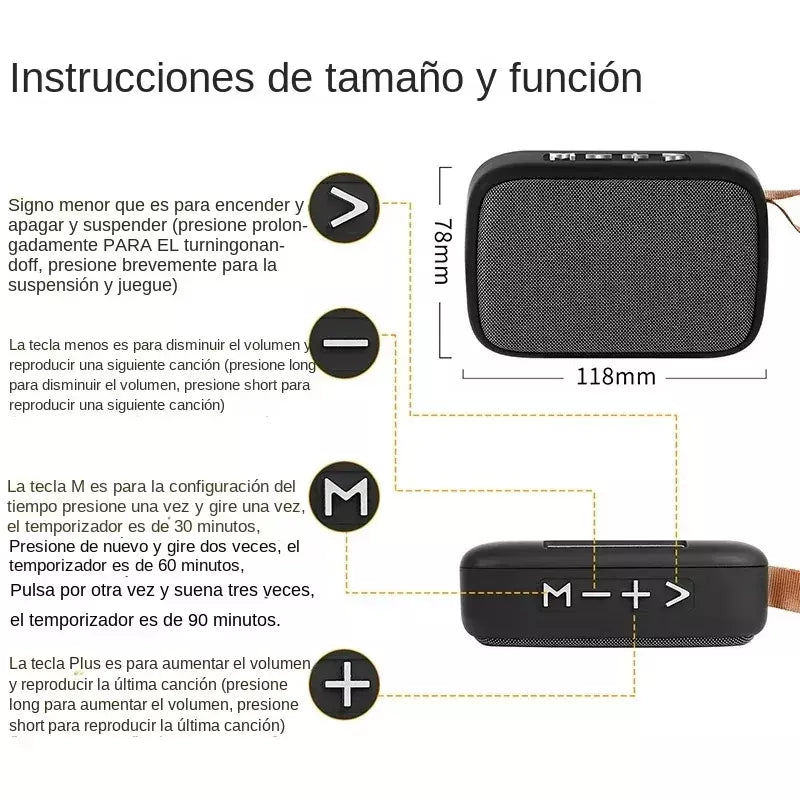 Mini tecido bluetooth alto-falante ao ar livre sem fio à prova dwireless água ao ar livre alta fidelidade 3d estéreo mp3 player suporte rádio fm cartão sd tf