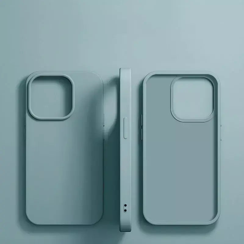 Capa de telefone de silicone líquido de luxo para apple iphone 11 13 12 14 15 16 pro max casos para iphone 15 plus capa protetora à prova de choque