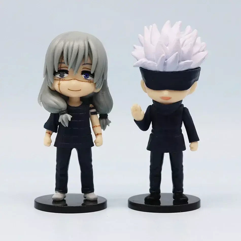 Jujutsu Kaisen Q Posket Figure, Satoru Gojo, Itadori Yuji, Geto Suguru, Nobara Megumi, Enfeites de Personagem, 9cm