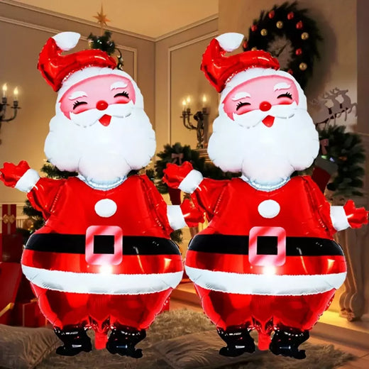 Grande balão de alumínio da folha do Papai Noel, Fontes decorativas do partido do Natal, 119cm, 1PC