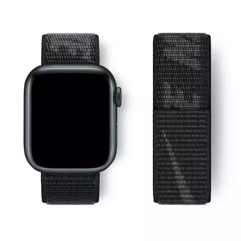 Pulseira Esportiva de Nylon para Apple Watch, Pulseira Nike, Pulseira Loop, iWatch 9, 8, 7, 6, 5, se2, Ultra 2, 45mm, 44mm, 41mm, 42 milímetros, 38 milímetros, 49 milímetros