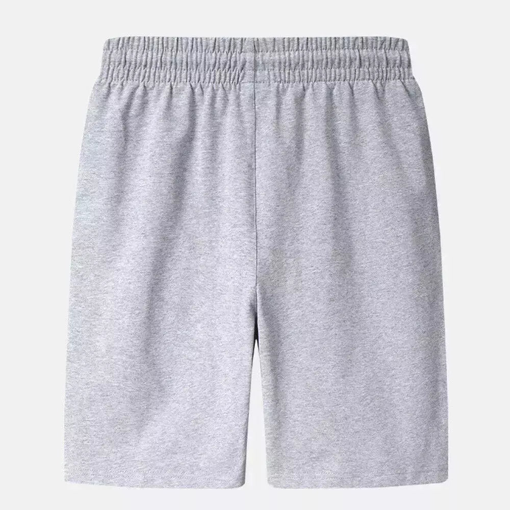 Shorts de praia soltos e respiráveis masculinos, calção casual, calça fitness confortável, moletom esportivo de basquete, calções de verão