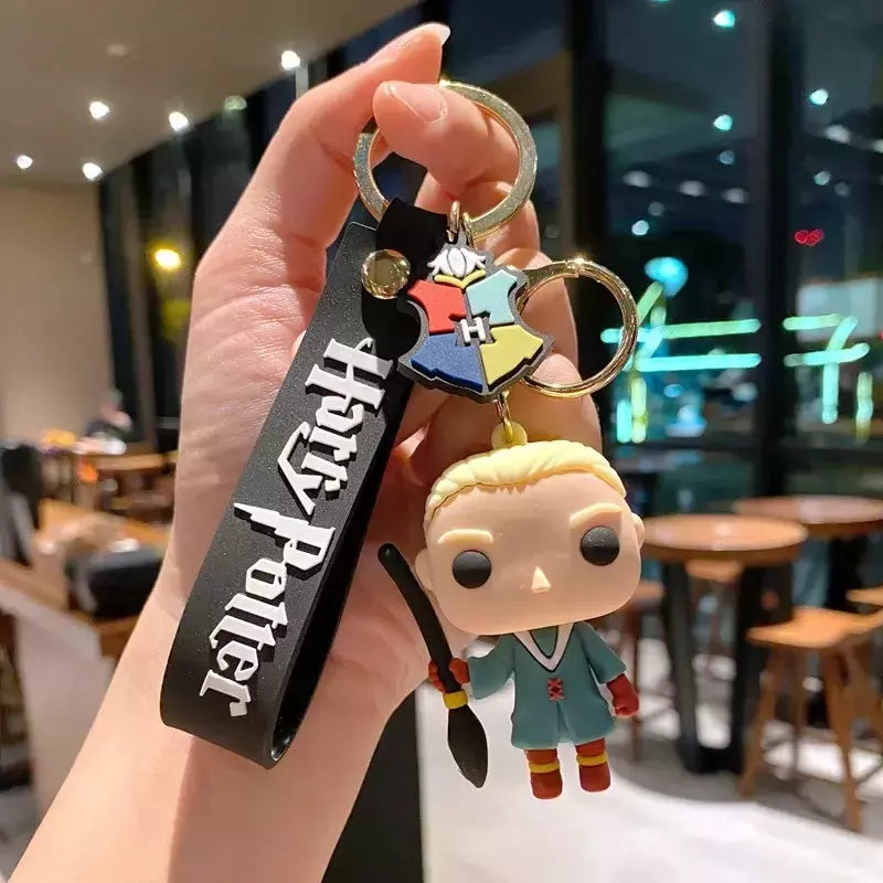 Harried potter chaveiros hermione ron voldemort boneca chaveiro filme periféricos bonito chaves do carro chaveiro brinquedos para casais crianças