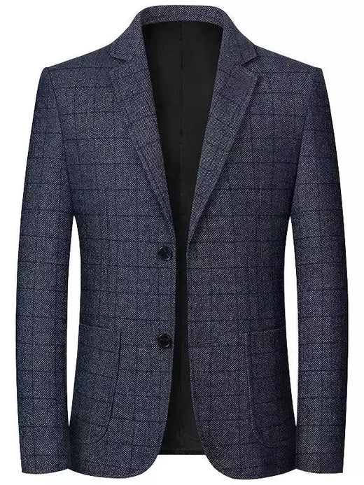 Blazers de negócios xadrez masculinos, roupas formais, ternos masculinos, jaquetas casuais, casacos, blazers slim fit, primavera, outono, tamanho 4XL, novo