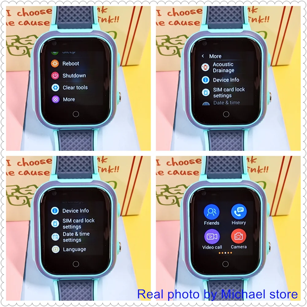 Lt21 4g relógio inteligente crianças gps wifi chamada de vídeo sos ip67 à prova dip67 água criança smartwatch câmera monitor rastreador localização telefone relógio