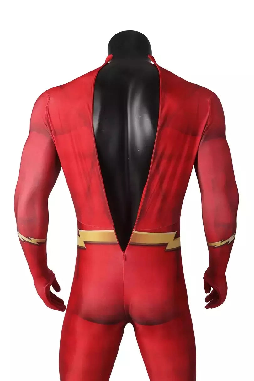 Red Barry Allen Adulto Homens Halloween Cosplay 3D Impressão Digital Macacão Cosplay Bodysuit Zentai Terno Jason Garrick Traje