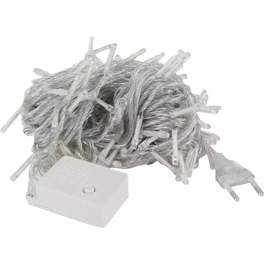 Natal ao ar livre LED String Light Guirlandas, Fairy Lamp, decoração de casa, luzes de férias, 220V, plugue UE, 10m