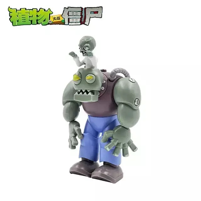 Plantas vs zumbis figura de ação gargantuar dr. zumbi conehead balde de futebol yeti figuras presentes de aniversário crianças brinquedo para meninos