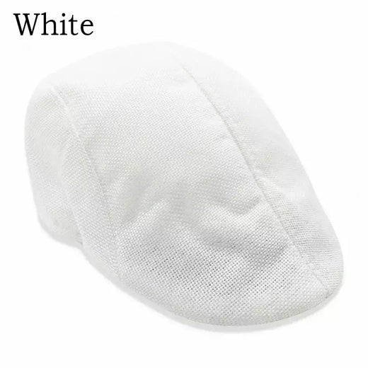 Boné de boinas de linho estilo britânico masculino, boné Gatsby Cabbie, moda clássica, vintage, verão, novo, outono, 2022