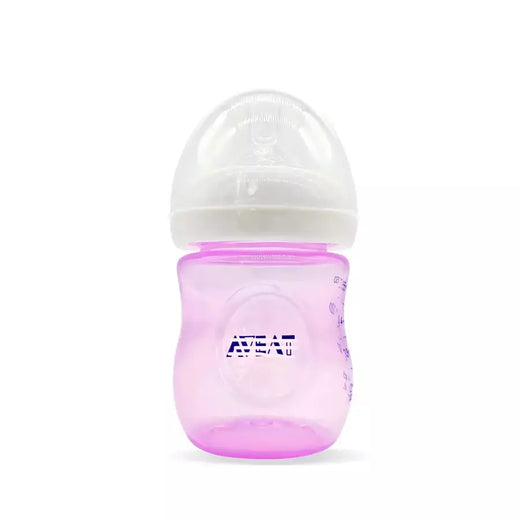 Garrafa de bebê anti-inchaço, Material PP de grau alimentício do bebê, Mamilo de silicone de leite materno, BPA Free, 150ml, 250ml