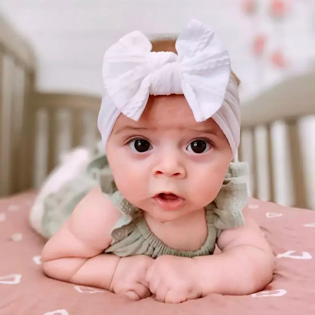5 pçs bonito arcos bandana do bebê macio elástico faixas de cabelo da menina do bebê para recém-nascido infantil turbante headwear acessórios para o cabelo do bebê