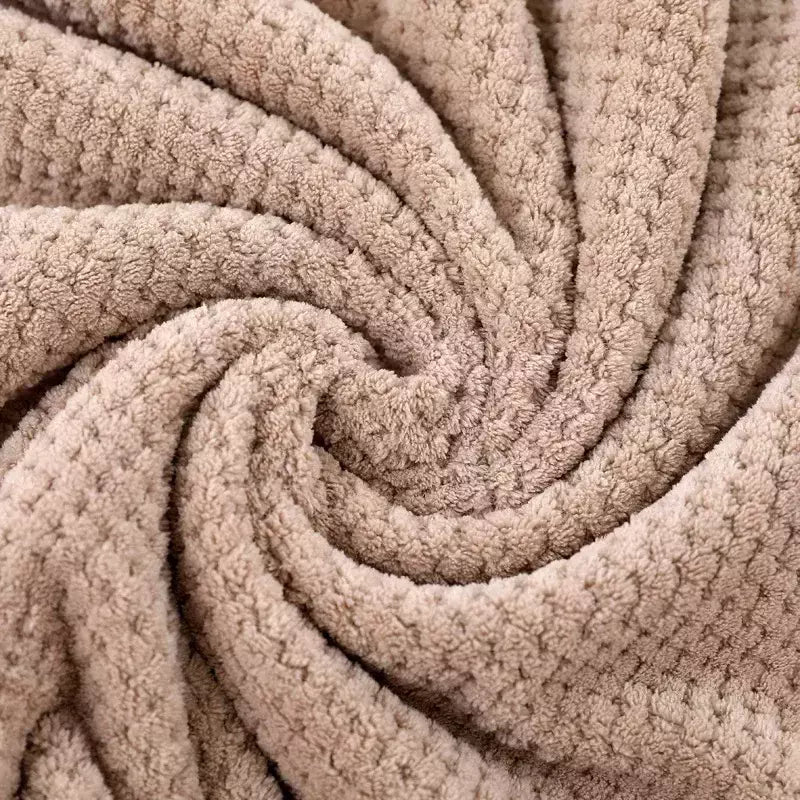 Conjunto de três peças de toalha de banho de abacaxi, toalha de rosto doméstica, espessada e aumentada, secagem rápida, algodão