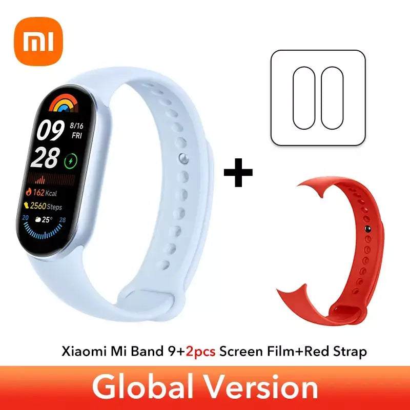 Versão global xiaomi banda inteligente 9 1.62 display amoled spo2 monitoramento 21 dias de vida útil da bateria mais de 150 modos esportivos smartband