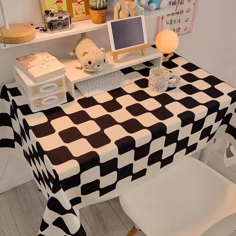 Pequena Toalha De Mesa De Celebridade Internet Fresca, Foto De Fundo, Mesa De Mesa De Cabeceira Do Aluno, Pano De Mesa De Café