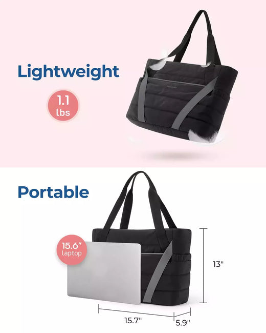BAGSMART-Sacolas de ginástica esportiva para mulheres, bolsa de ombro de deslocamento, bolsa de bagagem de grande capacidade, lazer simples
